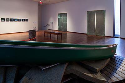 Installation, looking southwest; MacLaren Art Centre