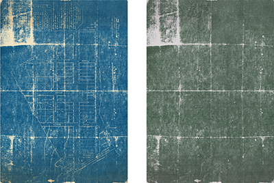 Map work #3, Erasure: Accession# 966-69; Plan of the Barrie Station Laid out by Robert Ross, 1853