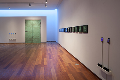 Installation, south and east walls